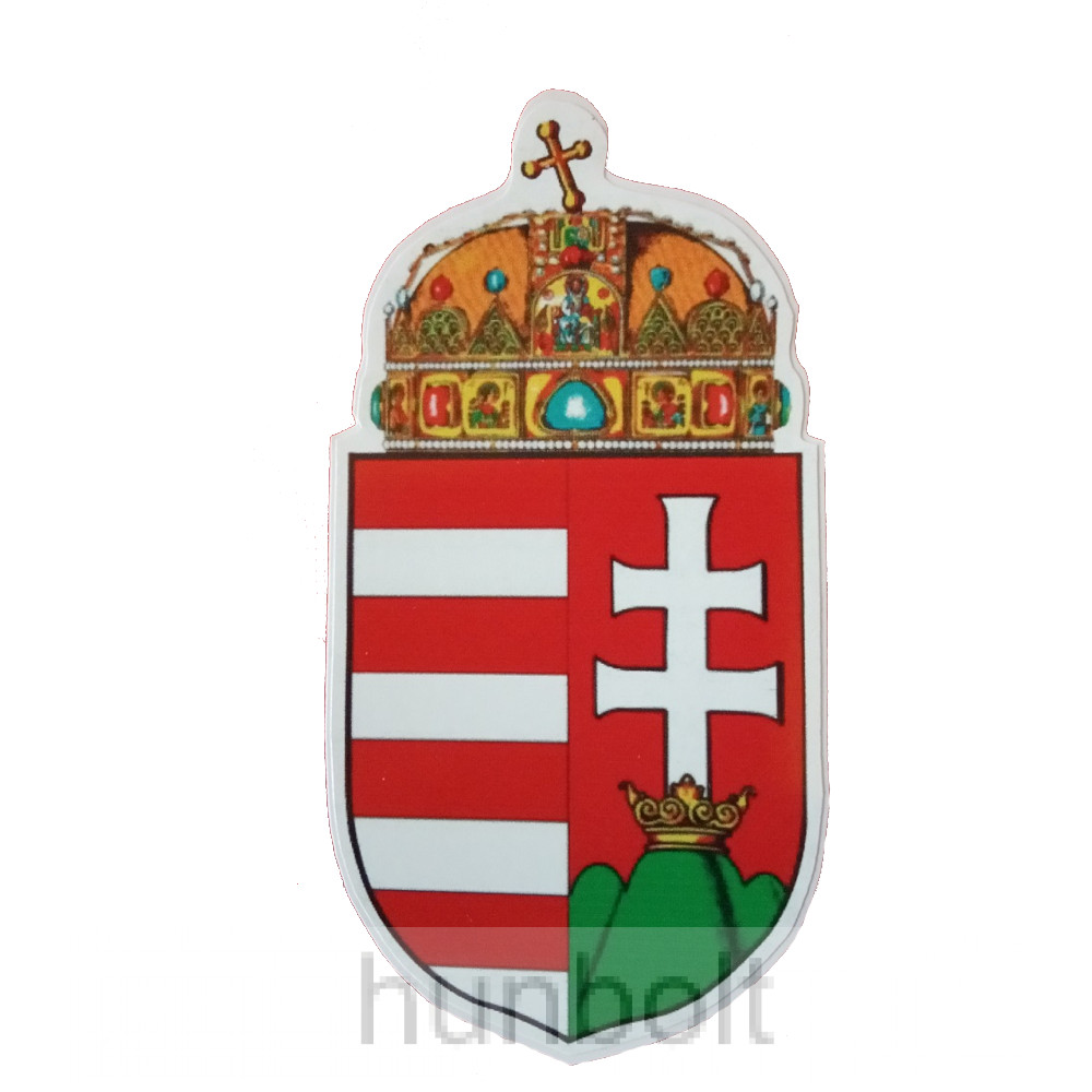 Öntapadó papír matrica, címeres külső 8 cm Öntapadó papír matrica, címeres külső 8 cm