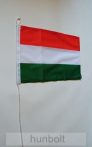   Nemzeti, digitálisan nyomott, megkötős zászló biciklire és hajóra (20X30 cm)