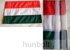 Magyar, tépőzáras, színenként varrott hajós zászló (20X30 cm)
