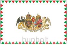 Farkasfogas Osztrák Magyar Monarchia zászló 