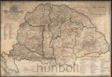 Magyarország Borászati térképe 70x100 cm