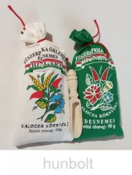 Kalocsa környéki fűszerpaprika csomag 2x50gr- fehér-zöld