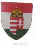 Fa pajzs karddal, magyar címerrel
