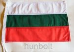 Hajós, színenként varrott, zsinóros bulgár zászló 