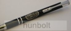 Fekete fém toll ón Budapest matricával