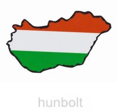 Nemzeti színű Magyarország külső matrica 