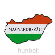 Nemzeti színű Magyarország külső matrica Magyarország felirattal 
