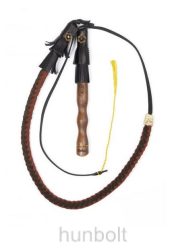 Kis karikás ostor 5-12 éves korig- barna szín