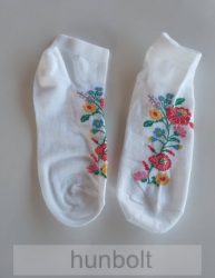 Kalocsai titok fehér zokni 35-38