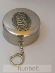  Kihúzható fém pohár ón Erdély címkével (kulcstartó) 1,5dl