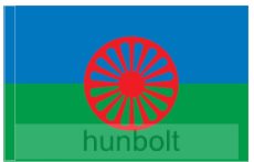 Roma zászló 40x60 cm
