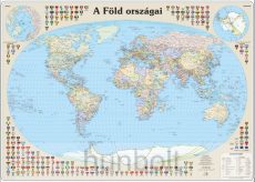 A Föld országai 124x86 cm, vinilre, műanyag léccel