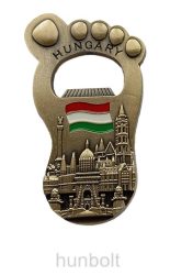 Sörbontó talp Országház+Lánchíd hűtőmágnes- világosabb