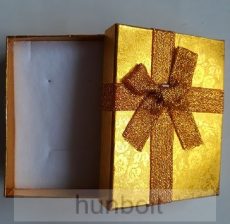 Masnis doboz virágos aranysárga színben 