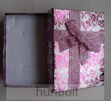 Masnis doboz virágos rózsaszín színben 