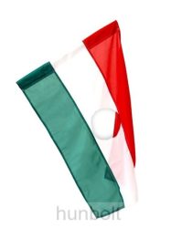 Nemzeti színű lyukas zászló, 56-OS EMLÉKZÁSZLÓ 60x90 cm