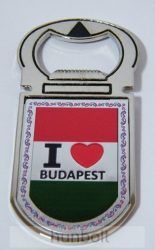 Sörbontó hűtőmágnes - I Love Budapest