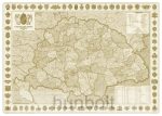   A Magyar Szent korona országai (1:1 600 000), 70x50 cm (B/2) antik, fóliás faléces