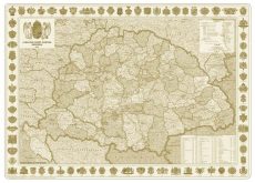 A Magyar Szent korona országai (1:1 600 000), 70x50 cm (B/2) antik, fóliás műanyag léces