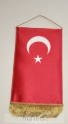 Asztali Török zászló 15X26,5 cm
