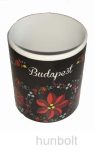 Matyó mintás, Budapest feliratú bögre 3 dl 
