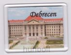   Debrecen Egyetem felső felirattal hűtőmágnes (műanyag keretes)
