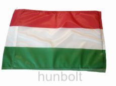 Nemzeti színű bal oldalon ringlis (karika) hurkolt poliészter kültéri zászló 60x90 cm