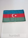 Azerbajdzsán zászló 15x25cm, 40cm-es műanyag rúddal 
