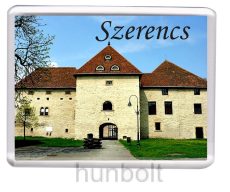 Szerencs Rákóczi-vár  hűtőmágnes (műanyag keretes)