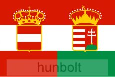 Ausztria-Hungary poliészter zászló 80x120