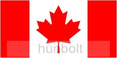 Kanada zászló 15x25cm, 40cm-es műanyag rúddal 