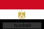 Egyiptom zászló 15x25cm, 40cm-es műanyag rúddal 