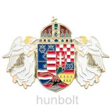 Angyalos címer, középcímerrel jelvény 50 mm
