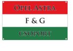 90x150 cm zászló OPEL ASTRA F&G Csoport felirattal