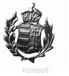 Ezüst koronás címer (22 mm) jelvény