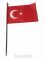 Nemzeti címeres és Törökország zászlók asztali tartóval