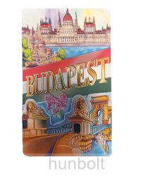 Budapest 3D hűtőmágnes 10 x 6 cm