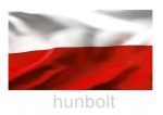Lengyel selyem zászló - 2 oldalas  90x150 cm 
