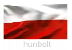 Lengyel selyem zászló - 2 oldalas  90x150 cm 
