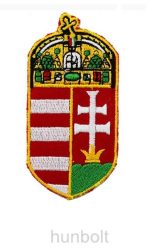 Felvarrható hímzett címer matrica 9,5 cm