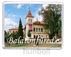 Balatonfüred Vaszary Villa hűtőmágnes (műanyag keretes)  