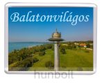   Balatonvilágos -Panorámakép hűtőmágnes (műanyag keretes)