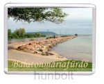   Balatonmáriafürdő - Balaton, Balaton-part hűtőmágnes (műanyag keretes)