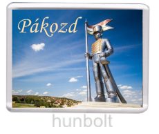 Pákozd- Miskahuszár szobra hűtőmágnes (műanyag keretes)