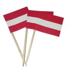   Ausztria szendvicszászló, fogpiszkálós ételzászló (100 db/csomag)