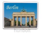 Berlin-A Brandenburgi -kapu hűtőmágnes (műanyag keretes)