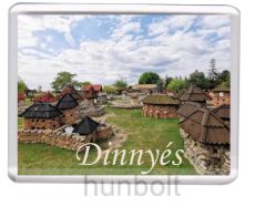 Dinnyés Várpark hűtőmágnes (műanyag keretes)