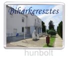   Biharkeresztes Városháza hűtőmágnes (műanyag keretes)  
