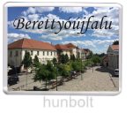    Berettyóújfalu Szent István tér hűtőmágnes (műanyag keretes)