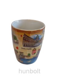 Budapest-Országház kanalas bögre 1 dl